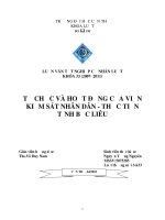 tổ chức và hoạt động của viện kiểm sát nhân dân   thực tiễn tỉnh bạc liêu 