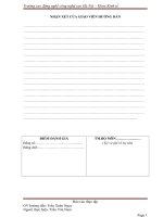 báo cáo thực tập tại Công ty TNHH thương mại và dịch vụ ĐôngÁ