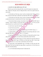 Nội dung ôn tập bảo hiểm xã hội  ôn thi công chức