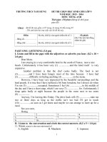 Đề và hướng dẫn học sinh giỏi tiếng anh lớp 9 tham khảo bồi dưỡng 2015 (12) 