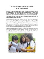 Bộ Giáo dục sẽ ban hành bộ ma trận cho đề thi THPT quốc gia