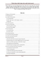 ĐỀ TÀI THẢO LUẬN PHÂN TÍCH CHIẾN LƯỢC KINH DOANH