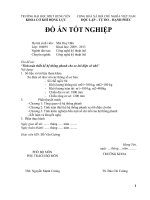 TÍNH TOÁN THIẾT KẾ HỆ THỐNG PHANH CHO Ô TÔ ĐIỆN CỠ NHỎ