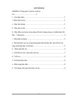 Lập dự án cải tạo môi trường phục vụ cho dự án nâng công suất mỏ