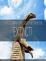 5 project management ideas that should be extinct 