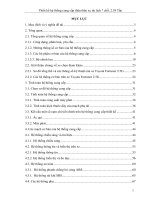 Thiết kế hệ thống cung cấp điện thân xe du lịch 7 chỗ, 2.38 Tấn