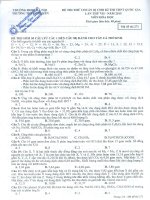 Đề thi thử chuyên ĐHSP 2015 lần 7