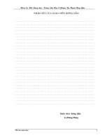 Xây dựng qui trình phục hồi, sửa chữa Hệ thống phun xăng