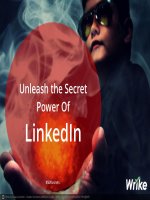 Unleash the secret power of linkedin 