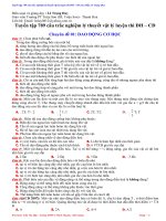 Tuyển tập 789 câu trắc nghiệm lý thuyết Vật lý luyện thi Đại học - Cao đẳng