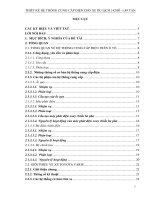 THIẾT KẾ HỆ THỐNG CUNG CẤP ĐIỆN CHO XE DU LỊCH 5 CHỖ -1,49 TẤN