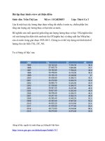 Bài tập thực hành eview