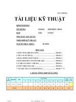 TÀI LIỆU kỹ THUẬT áo JACKET nữ 