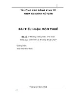 Những vướng mắc, khó khăn trong quá trình tính và thu nộp thuế GTGT