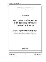 Phương pháp hình thành biểu tượng kích thước cho trẻ mẫu giáo 