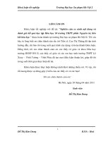 Nghiên cứu so sánh nội dung và đánh giá kết quả học tập hóa học 10 trường THPT phần nguyên tử, liên kết hóa học 