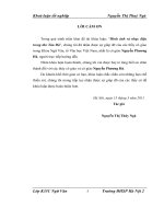 Hình ảnh và nhạc điệu trong thơ tản đà 