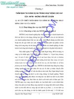 thẩm định tài chính dự án trong hoạt động cho vay của  NHTM - những vấn đề cơ bản