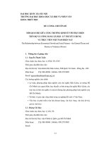 Bài giảng môn học mối quan hệ giữa tăng trưởng kinh tế với thực hiện tiến bộ và công bằng xã hội 