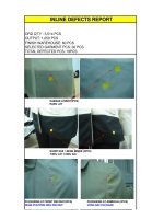 INLINE DEFECTS REPORT một số lỗi ở sản PHẨM MAY mặc 