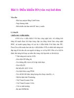 Bài 1 điều khiển IO (vào ra) led đơn