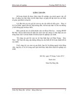 Tính toán thiết kế hệ thống xử lý nước cấp sinh hoạt cho khu vực dân cư thuộc xã châu giang   huyện duy tiên   tỉnh hà nam 