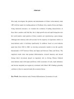 Patterns and determinants of chinas bilateral intra industry trade with japan and korea