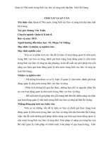 Quản lý nhà nước trong lĩnh vực bảo vệ rừng trên địa bàn tỉnh hà giang 