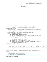 THIẾT kế mặt BẰNG PHÂN XƯỞNG TRONG NGÀNH MAY 