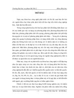 Nghiên cứu sự tạo phức của cadimi(II), đồng(II) với eriocrom đen (EBT) bằng phương pháp trắc quang và sự ảnh hưởng của ion ca2+, fe3+, pb2+ tới sự tạo phức 