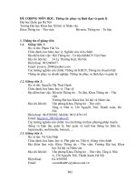 Thông tin phục vụ lãnh đạo và quản lý 