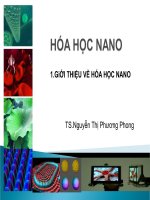 HÓA học NANO  1  GIỚI THIỆU về hóa học NANO 