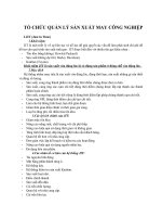 TỔ CHỨC QUẢN lý sản XUẤT MAY CÔNG NGHIỆP