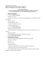 Đề cương bài giảng môn học lý luận và phương pháp lưu trữ tài liệu KHCN 