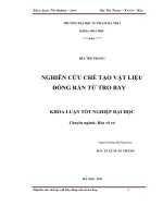 Nghiên cứu chế tạo vật liệu đóng rắn từ tro bay 