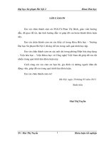 Nghiên cứu quá trình hấp phụ pb2+ trên vật liệu hấp phụ copozit polianilin   vỏ lạc sau hoàn nguyên 