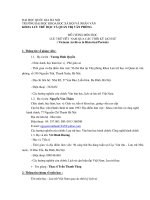 Đề cương bài giảng môn học lịch sử lưu trữ qua các thời kỳ 