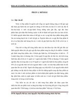 Khảo sát tỷ lệ nhiễm staphylococcus aureus trong thức ăn nhanh ở chợ đồng xoài 