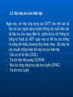 Bài giảng tra cứu thông tin 