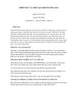 THIẾT kế và CHẾ tạo KHUÔN đế GIÀY 