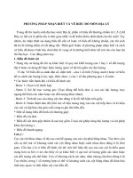 Phương pháp nhận biết và vẽ biểu đồ môn Địa lý