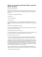 Nghiên cứu áp dụng tiêu chuẩn ISO 15489 vào quản lí tài liệu lưu trữ điện tử 