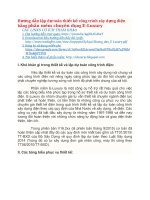 Hướng dẫn lập dự toán thiết kế công trình xây dựng điện bằng phần mềm chuyên dụng ELuxury