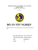 Thiết kế chế tạo hệ thống đun nước nóng sử dụng năng lượng mặt trời