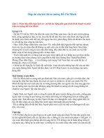 Đáp án câu hỏi thi Tư tưởng Hồ Chí Minh