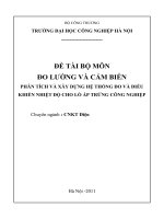 Phân tích và xây dựng hệ thống đo và điều khiển nhiệt độ cho lò ấp trứng công nghiệp