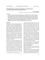 Giải pháp nâng cao chất lượng tín dụng tại quỹ tín dụng nhân dân cơ sở phường gia cẩm   việt trì
