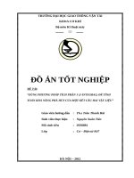 DÙNG PHƯƠNG PHÁP TÍCH PHÂN J (J-INTEGRAL) ĐỂ TÍNH TOÁN KHẢ NĂNG PHÁ HỦY CỦA MỘT KẾT CẤU HAI VẬT LIỆU
