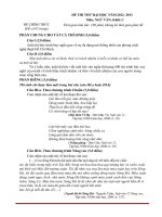 Đề thi thử Đại học năm 2013 - môn Ngữ văn (Khối C - Đề 1)