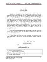 ĐỒ ÁN CƠ SỞ THIẾT KẾ MÁY THIẾT KẾ HỆ DẪN ĐỘNG BĂNG TẢI